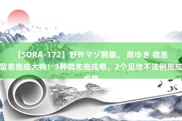 【SORA-172】野外マゾ開眼。 南ゆき 微恙不留意拖成大病！3种微恙拖成癌，2个见地不法例拖成残