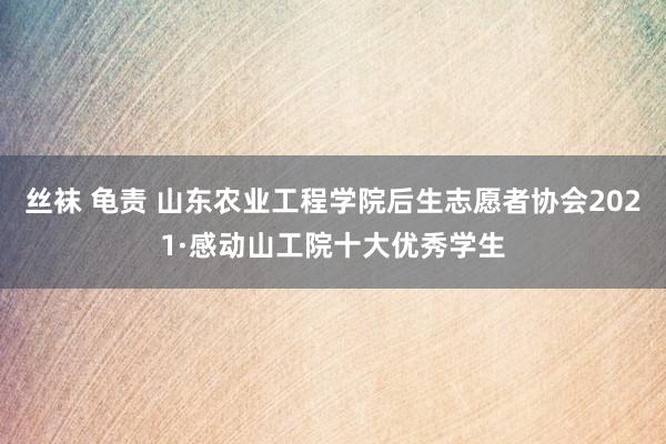 丝袜 龟责 山东农业工程学院后生志愿者协会2021·感动山工院十大优秀学生